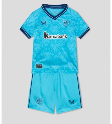 Maillot de foot Athletic Bilbao Extérieur enfant 2023-24 Manches Courte (+ pantalon court)